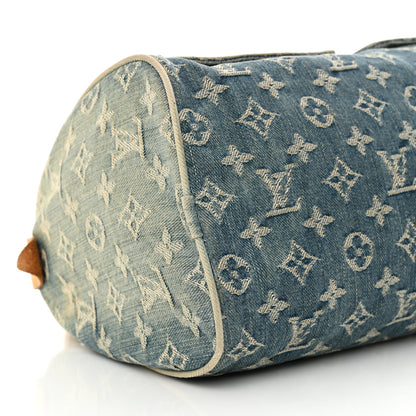 Louis Vuitton Monogram Denim Neo Speedy Blue 9 of 19