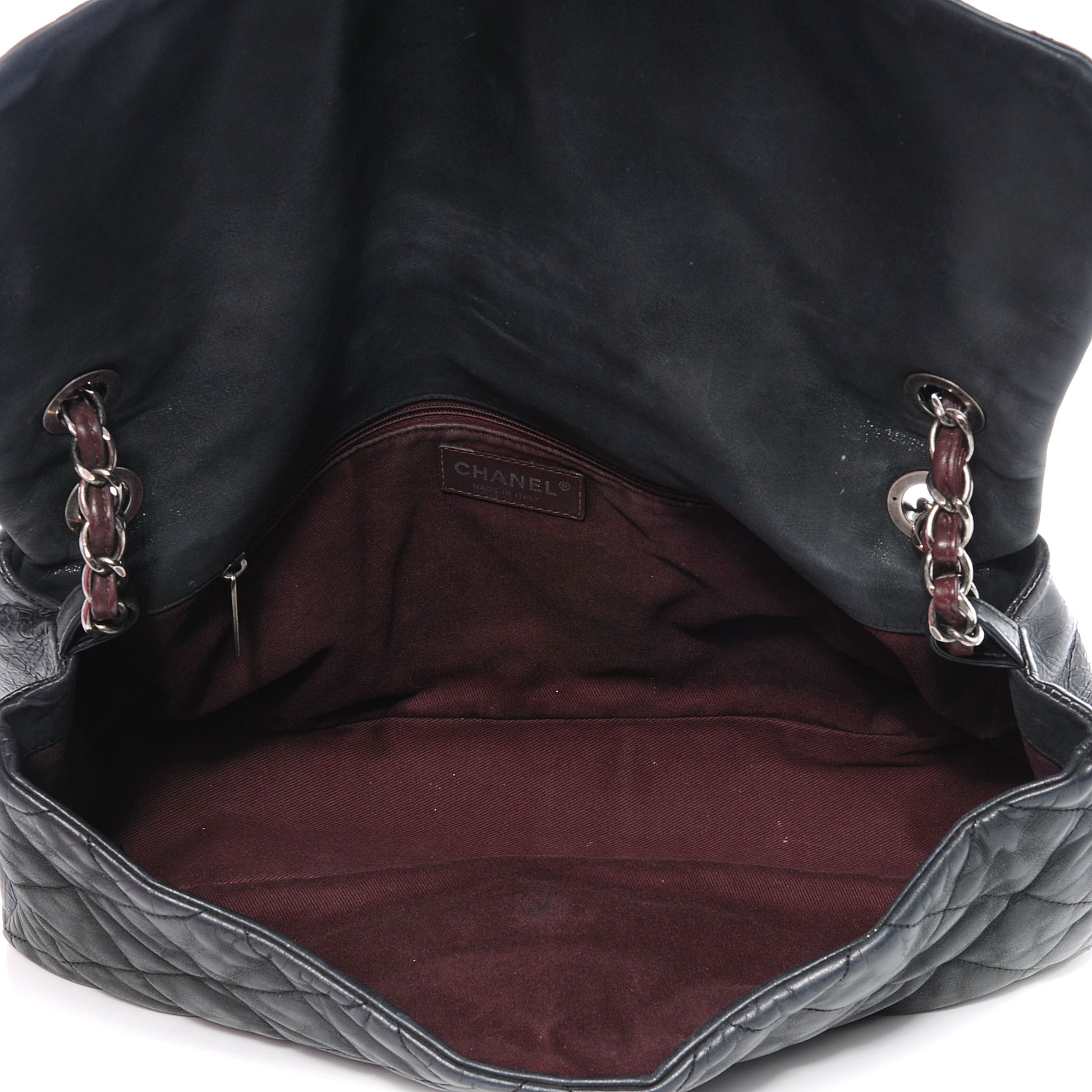 Chanel Iridescent Calfskin In The Mix Jumbo Flap Black 5 of 7