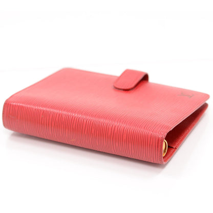 Louis Vuitton Epi Medium Ring Agenda Cover Red 3 of 8