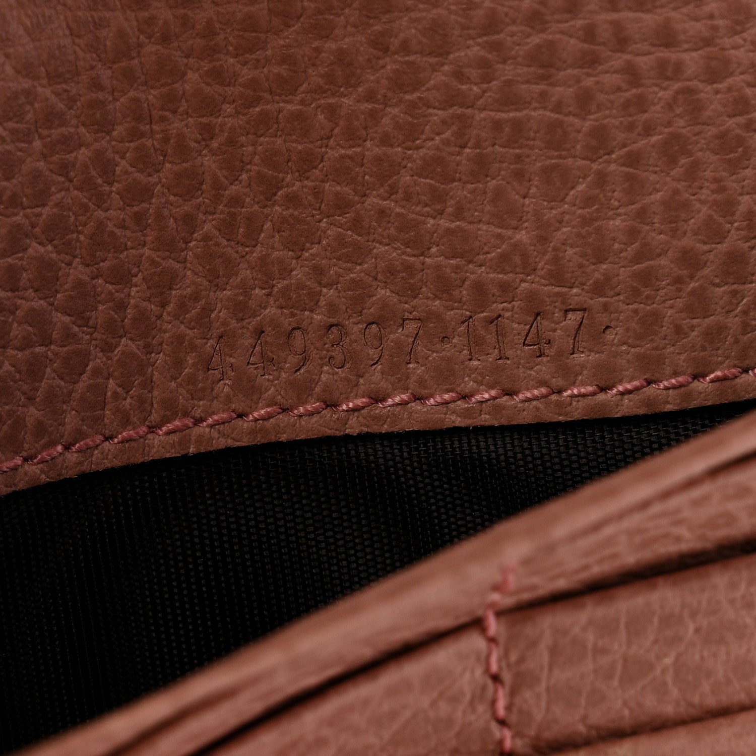 Gucci Dollar Calfskin Interlocking G Continental Wallet Soft Pink 7 of 12