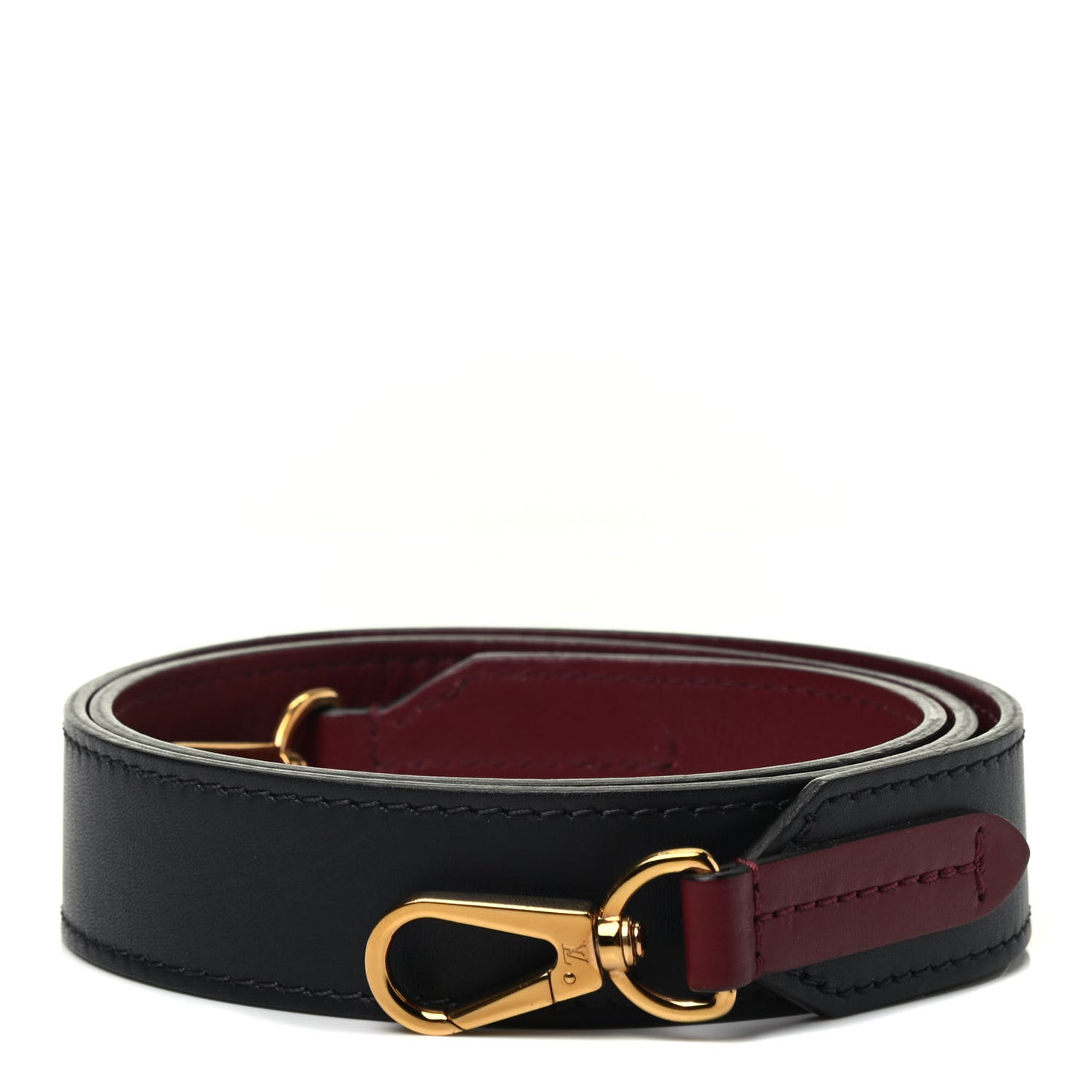 Calfskin Tuileries Besace Shoulder Strap Marine Bordeaux