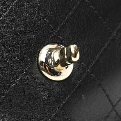 Chanel Calfskin Stitched Small Covered CC Flap Bag Black 21 of 21