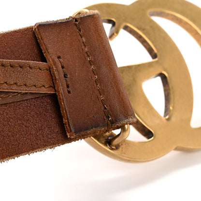Gucci Faded Calfskin Double G 40mm Belt 80 32 Cuir 6 of 7
