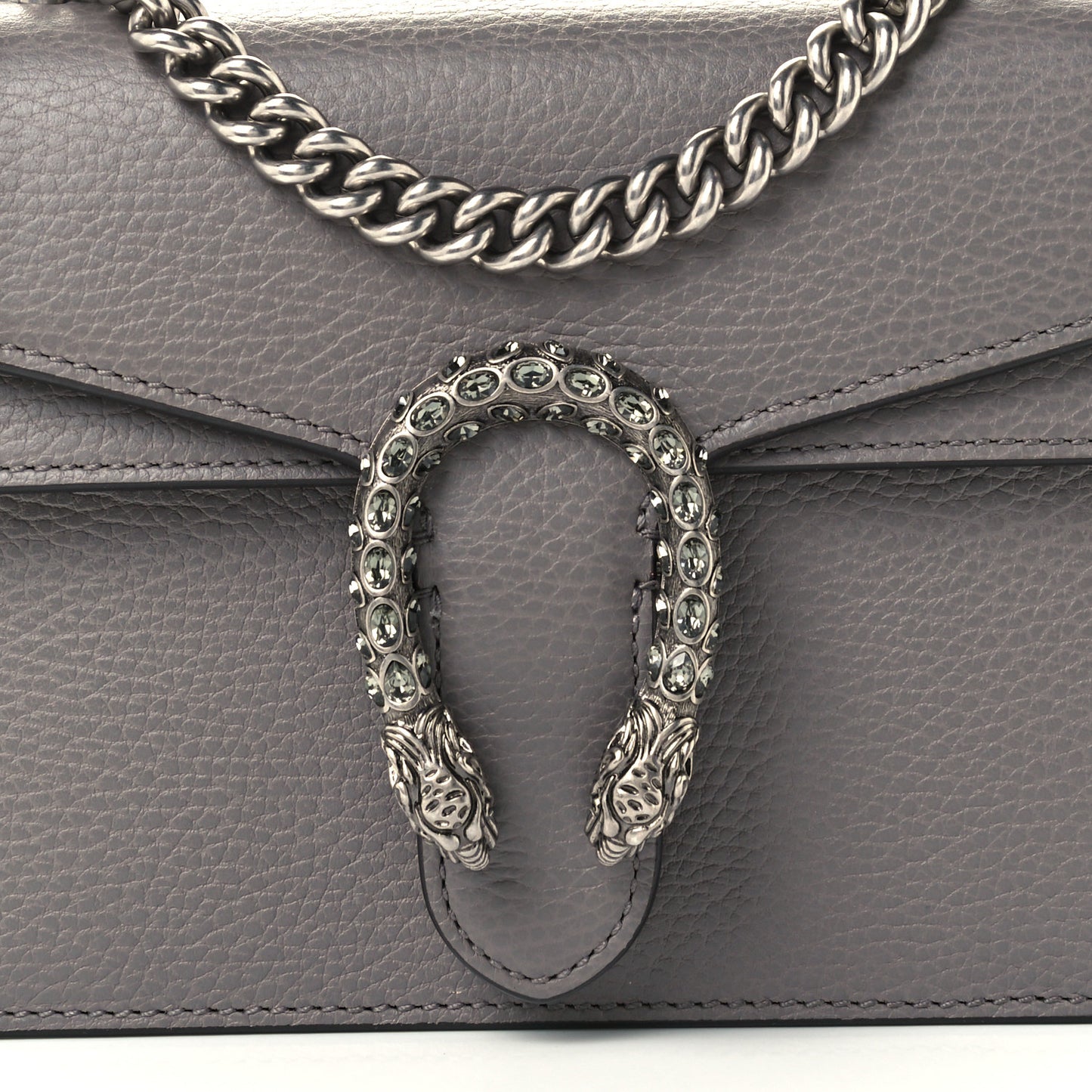 Calfskin Mini Dionysus Shoulder Bag Dusty Grey