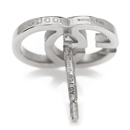 Gucci 18K White Gold GG Tissue Stud Single Earring 4 of 4