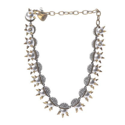 Gucci Spike Embellished Pearl Necklace 3 of 5