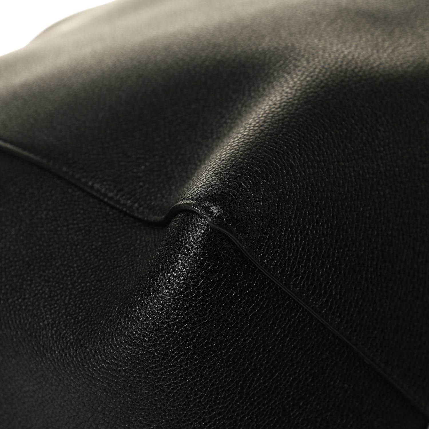 Celine Soft Grained Calfskin Medium Belt Cabas Phantom Black 13 of 13