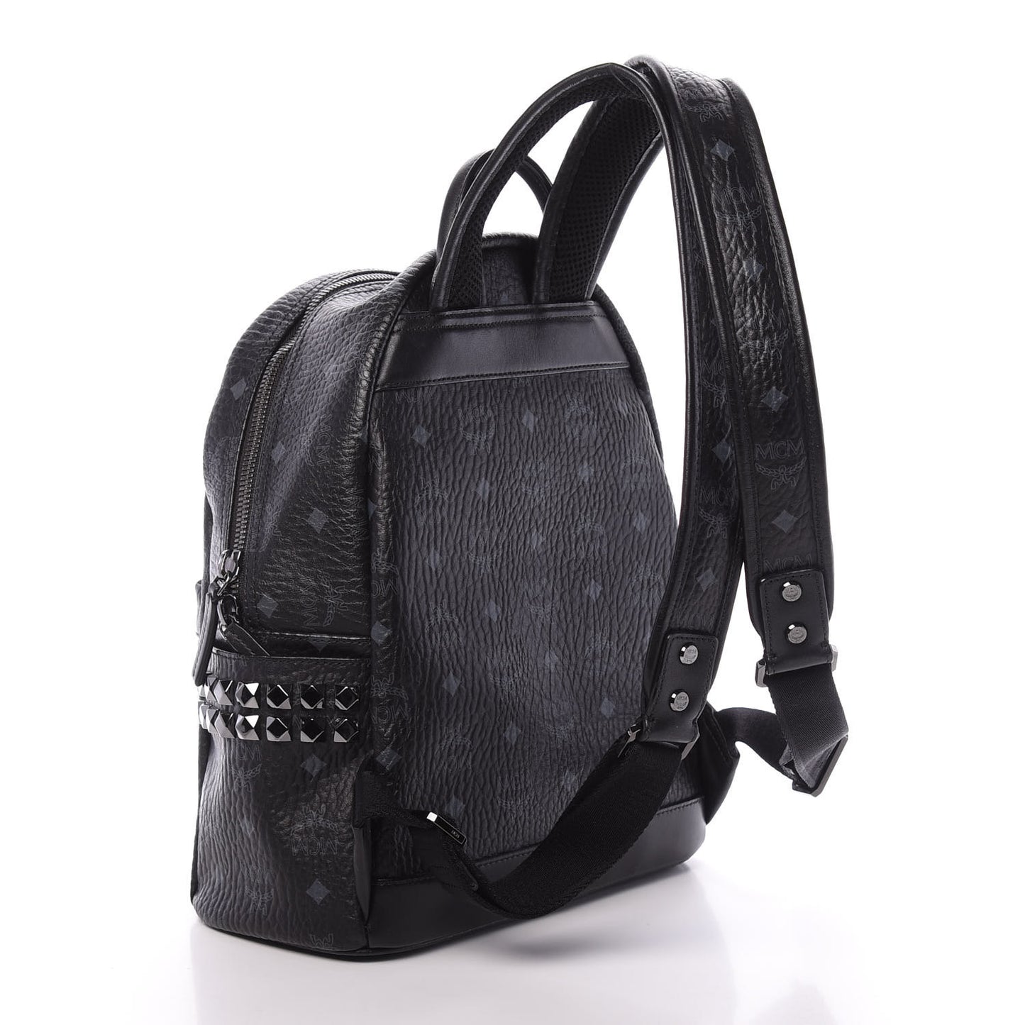 Visetos Small Side Stud Stark Backpack Black