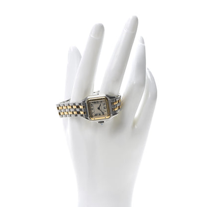 Cartier Stainless Steel 18K Yellow Gold 22mm Panthere Quartz Watch 2 of 6