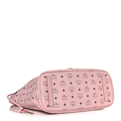 MCM Visetos Medium Liz Reversible Shopper Tote Powder Pink 5 of 19