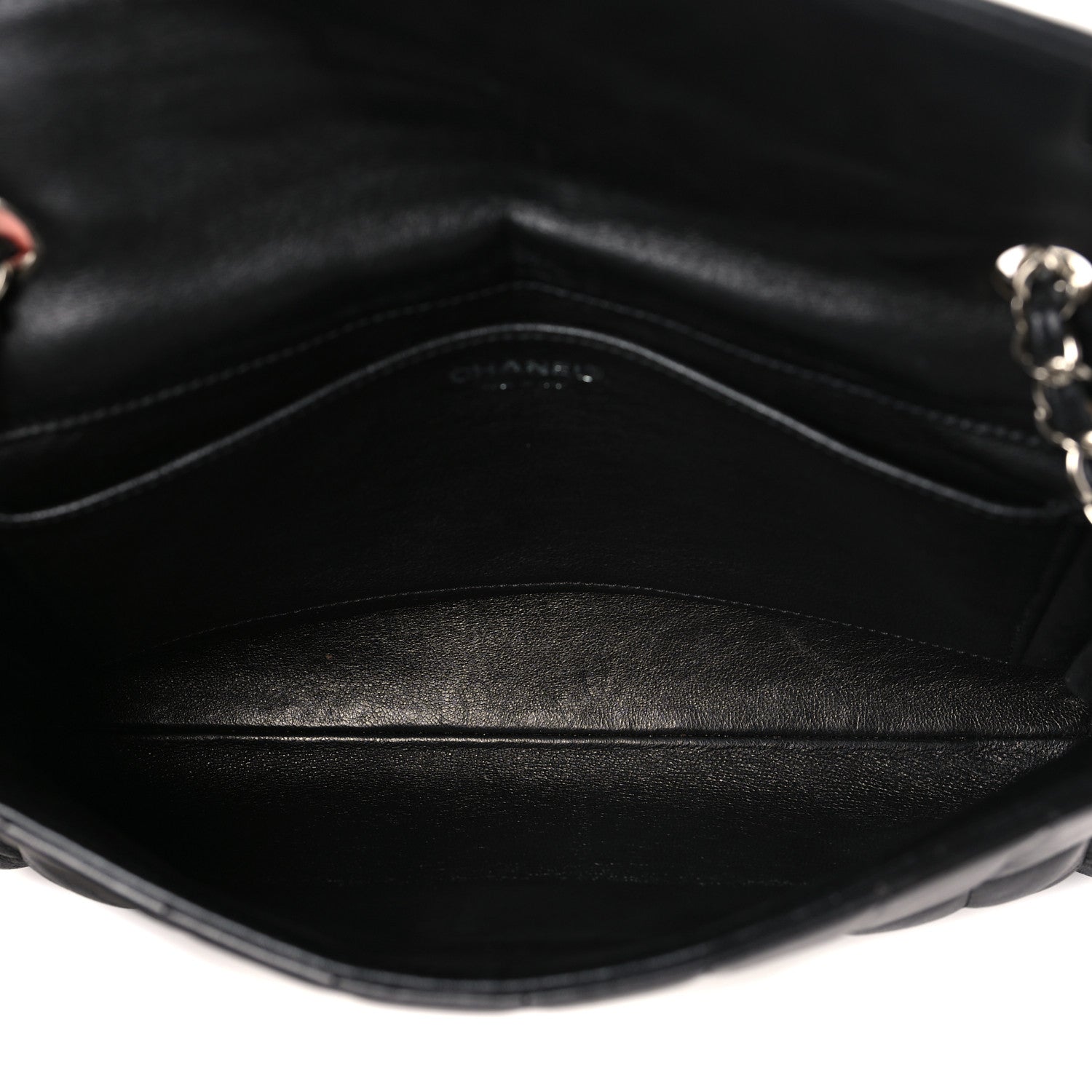 Chanel Lambskin Quilted Chocolate Bar Chain Flap Black 5 of 9