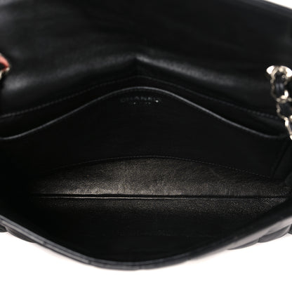 Chanel Lambskin Quilted Chocolate Bar Chain Flap Black 5 of 9