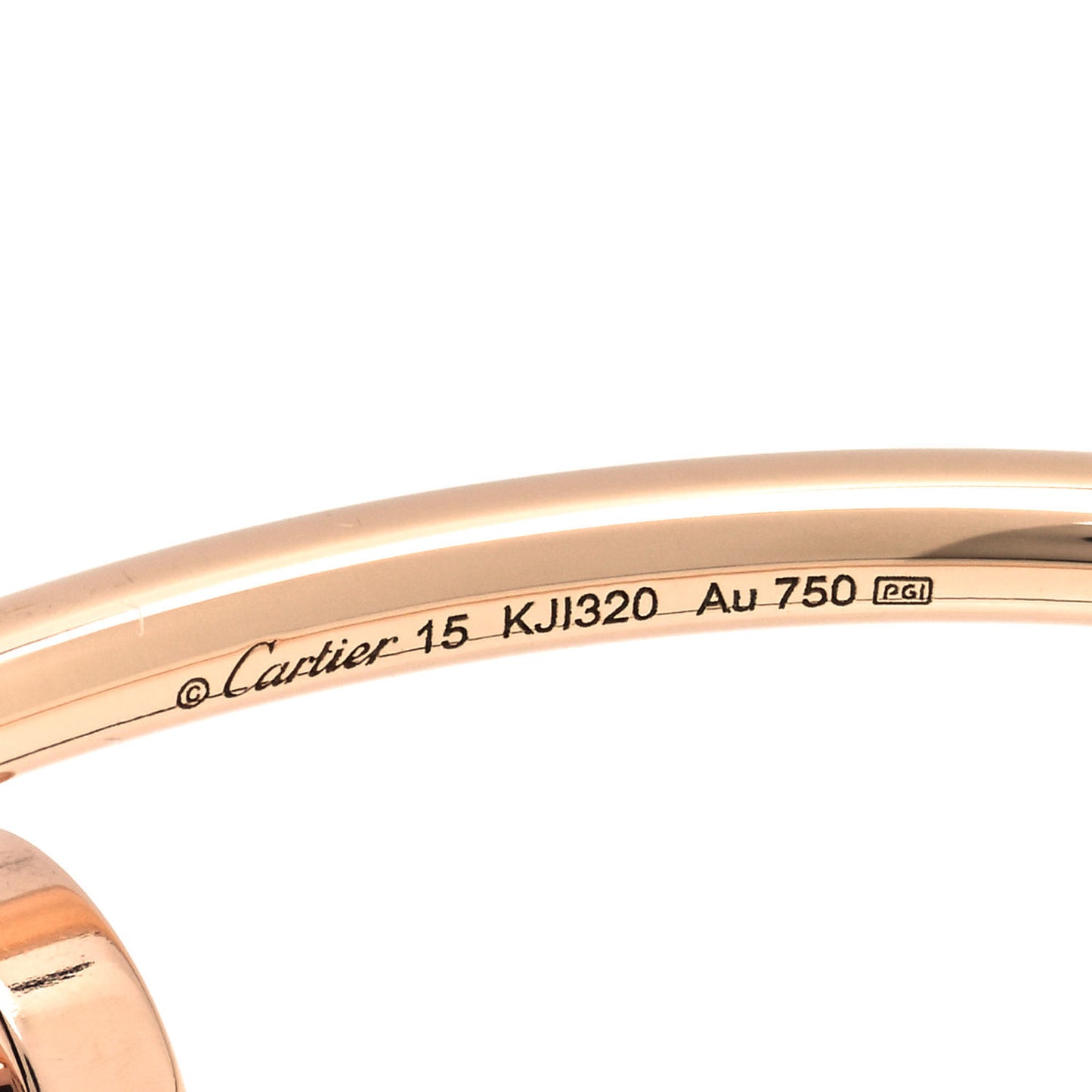 18K Pink Gold Small Juste Un Clou Bracelet 15