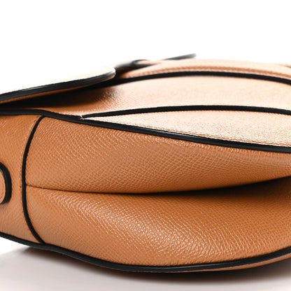 Christian Dior Grained Calfskin Saddle Bag Camello 8 of 10