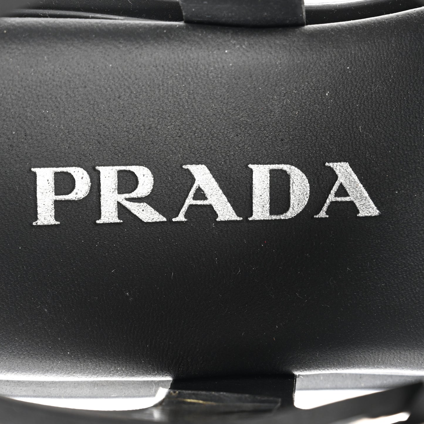 Foam Rubber Triangle Logo Monolith 55mm Cage Sandals 37 Black