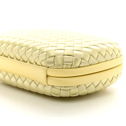 Bottega Veneta Satin Ayers Intrecciato Chain Knot Clutch Duchesse 9 of 9