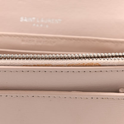 Saint Laurent Calfskin Monogram Sunset Chain Wallet Light Pink 15 of 17