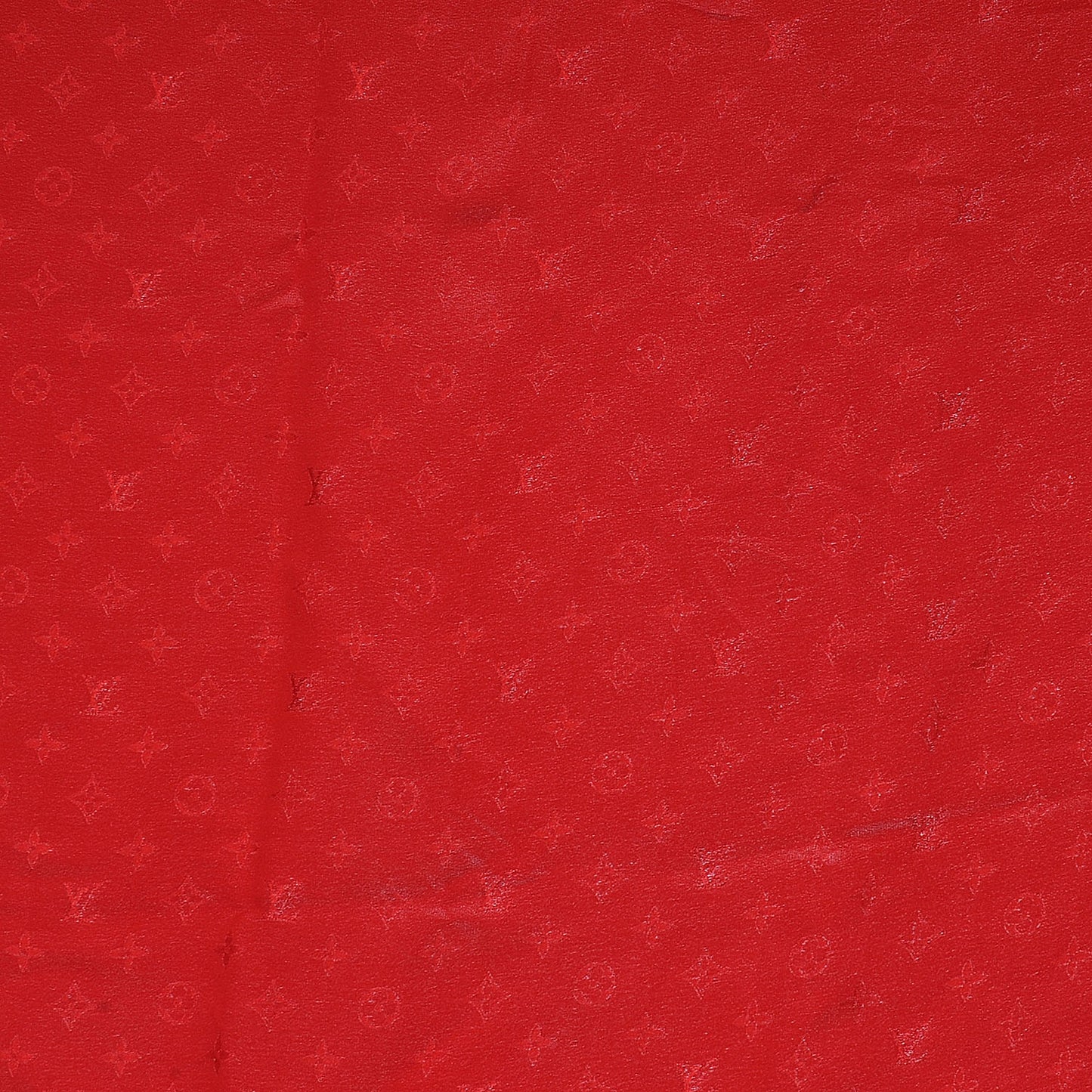 Silk Monogram Monaco Scarf Red
