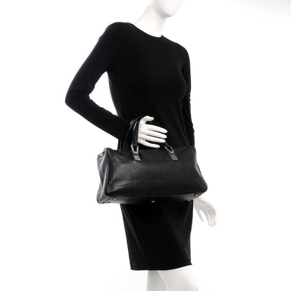 Chanel Caviar Square Stitched Satchel Black 2 of 11
