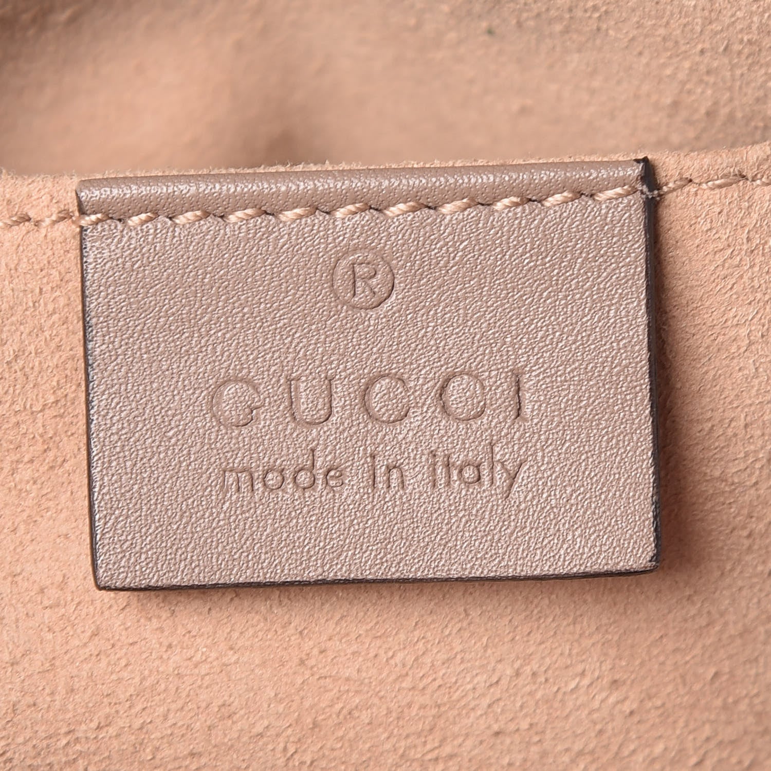Gucci Calfskin Matelasse Small GG Marmont Chain Shoulder Bag Taupe 10 of 12