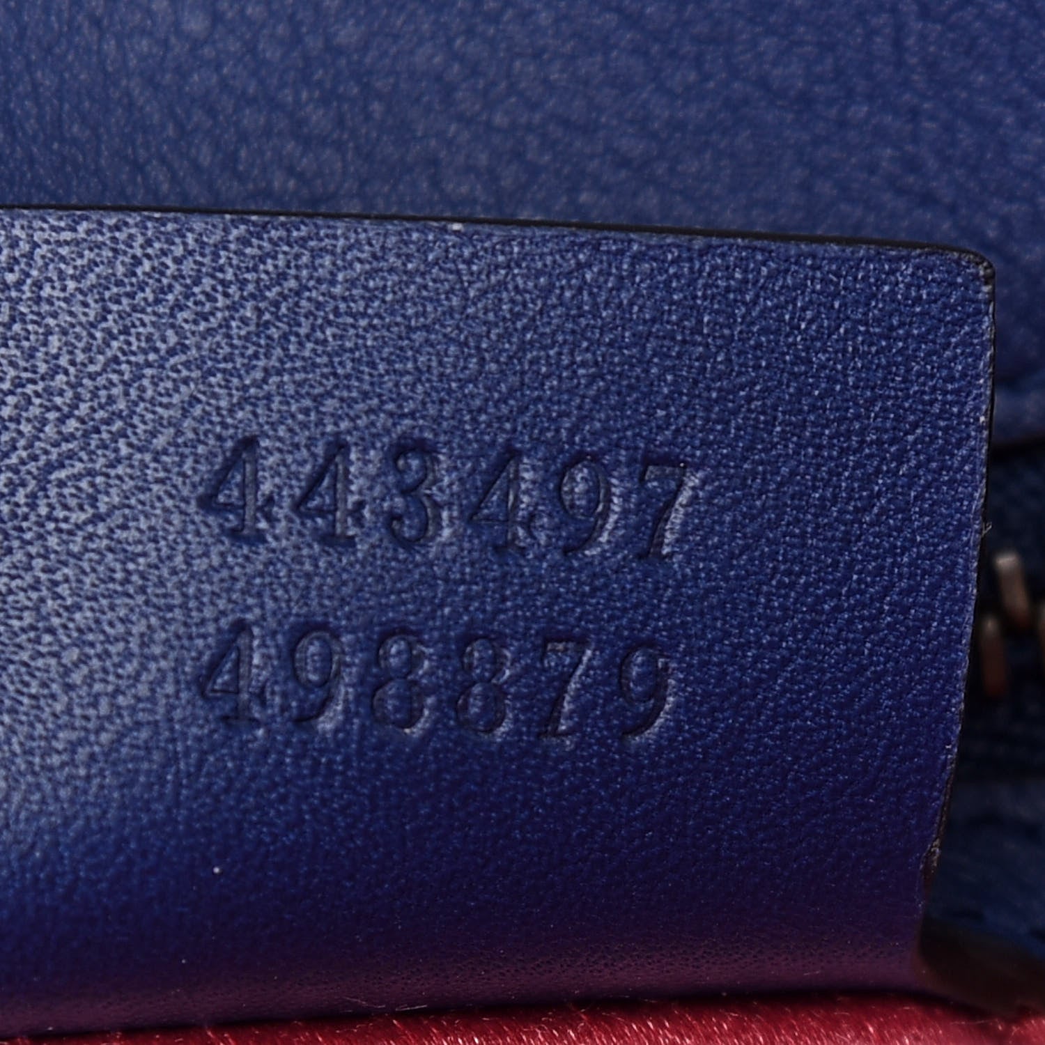 Gucci Velvet Matelasse Small GG Marmont Shoulder Bag Cobalt Blue 7 of 9
