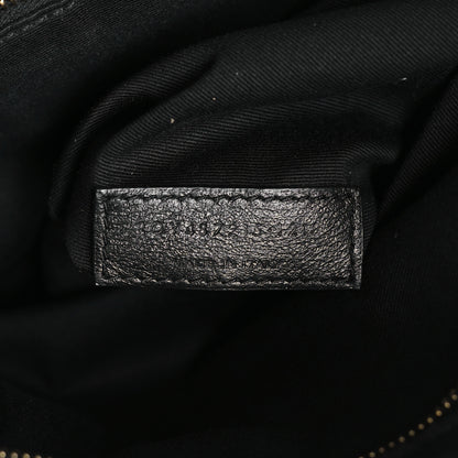 Saint Laurent Calfskin Y Quilted Monogram Large Loulou Chain Satchel Black 7 of 9