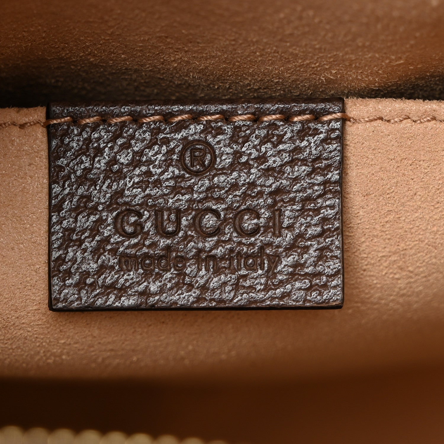 Gucci GG Supreme Monogram Web Ophidia Pouch Brown 6 of 9