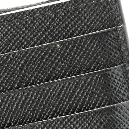Prada Saffiano Small Triangle Wallet Black 7 of 9