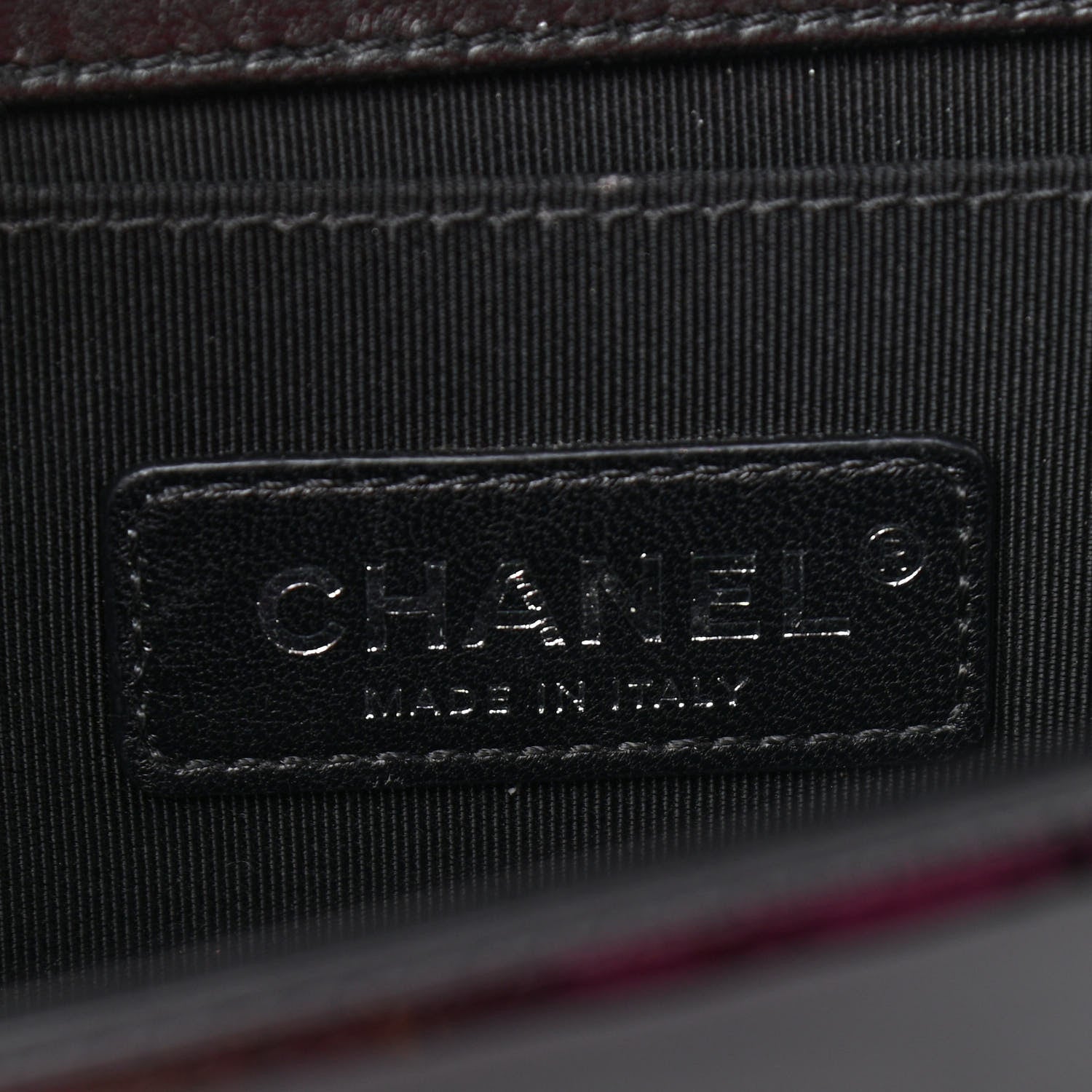 Chanel Patent Glitter PVC Chevron Quilted Medium Boy Flap Black Silver 7 of 11