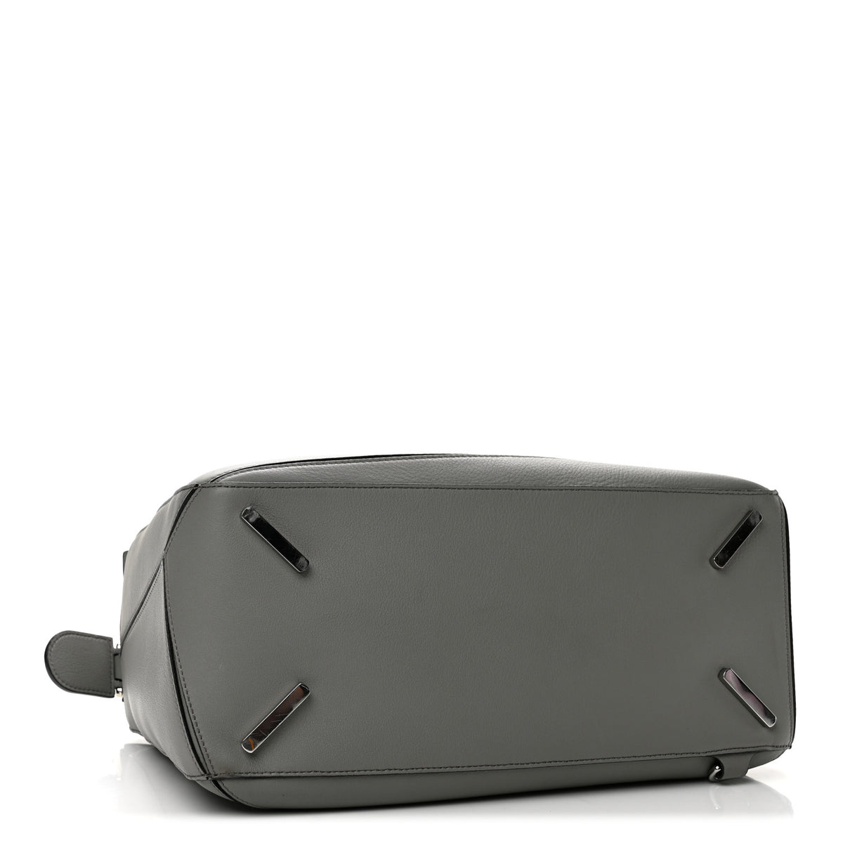 Loewe Grained Calfskin Large Puzzle Bag Asphalt Grey 4 of 10