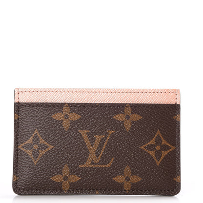 Louis Vuitton Monogram Card Holder Rose Nacre 1 of 8