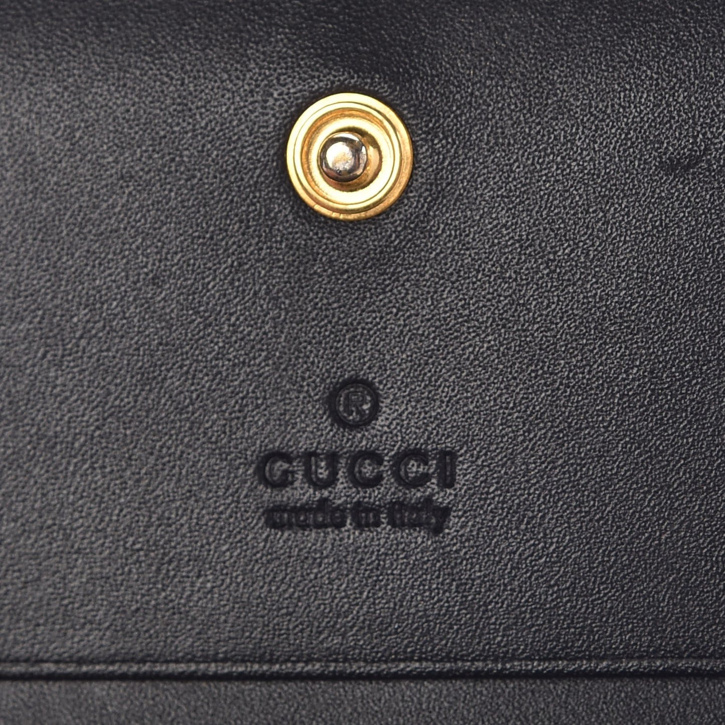 GG Supreme Monogram Bee Print Card Case