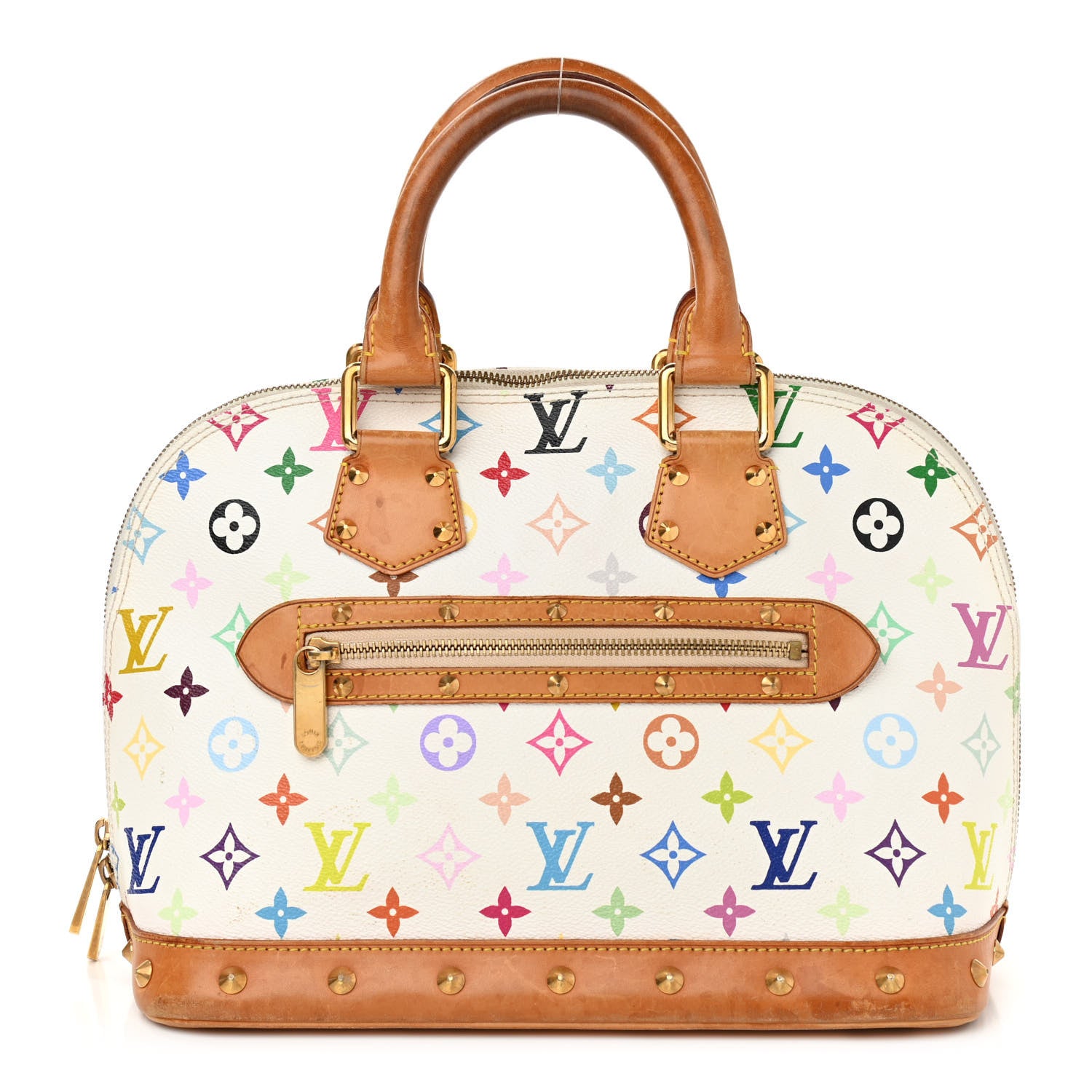 Louis Vuitton Monogram Multicolor Alma White 1 of 17