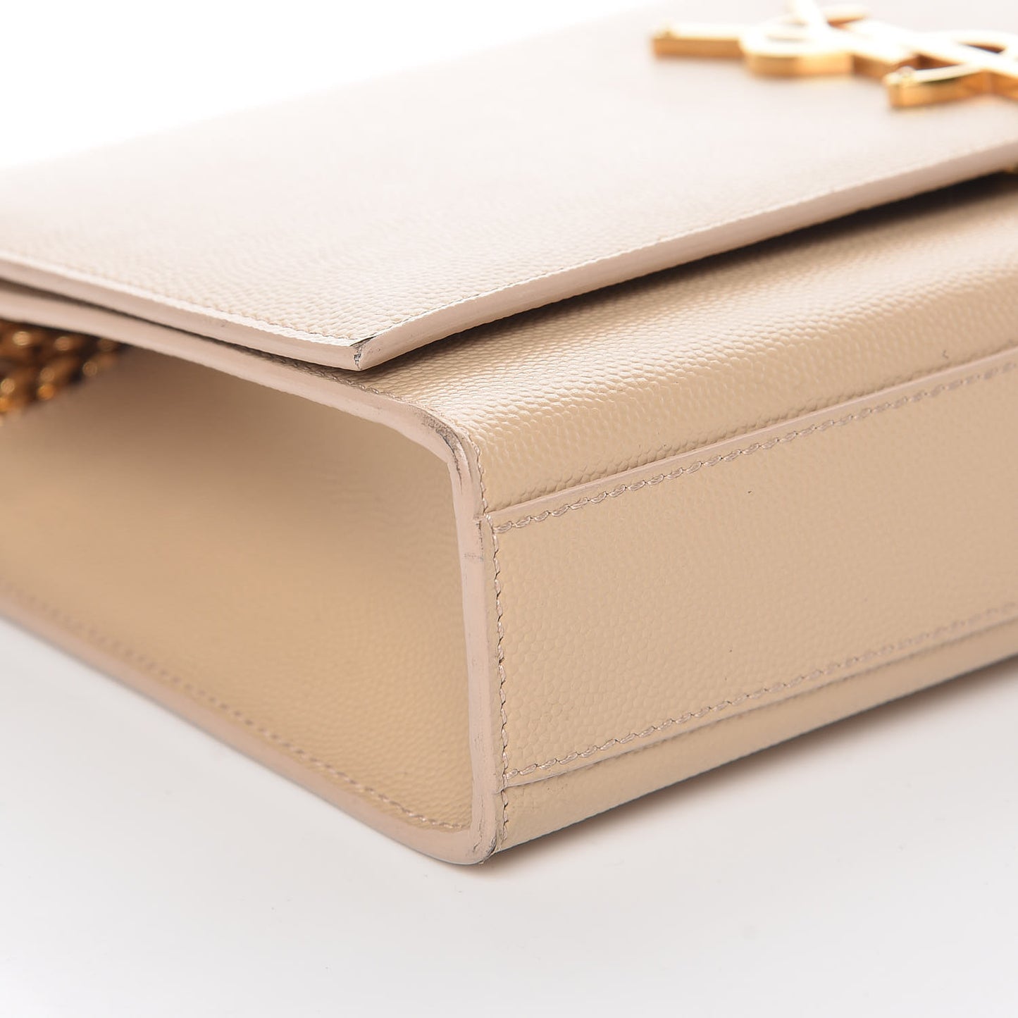 Grain De Poudre Medium Monogram Kate Satchel Nude Powder
