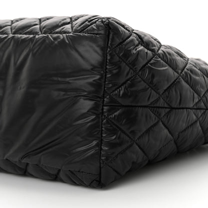 Chanel Nylon Quilted Small Coco Cocoon Tote Black 10 of 10