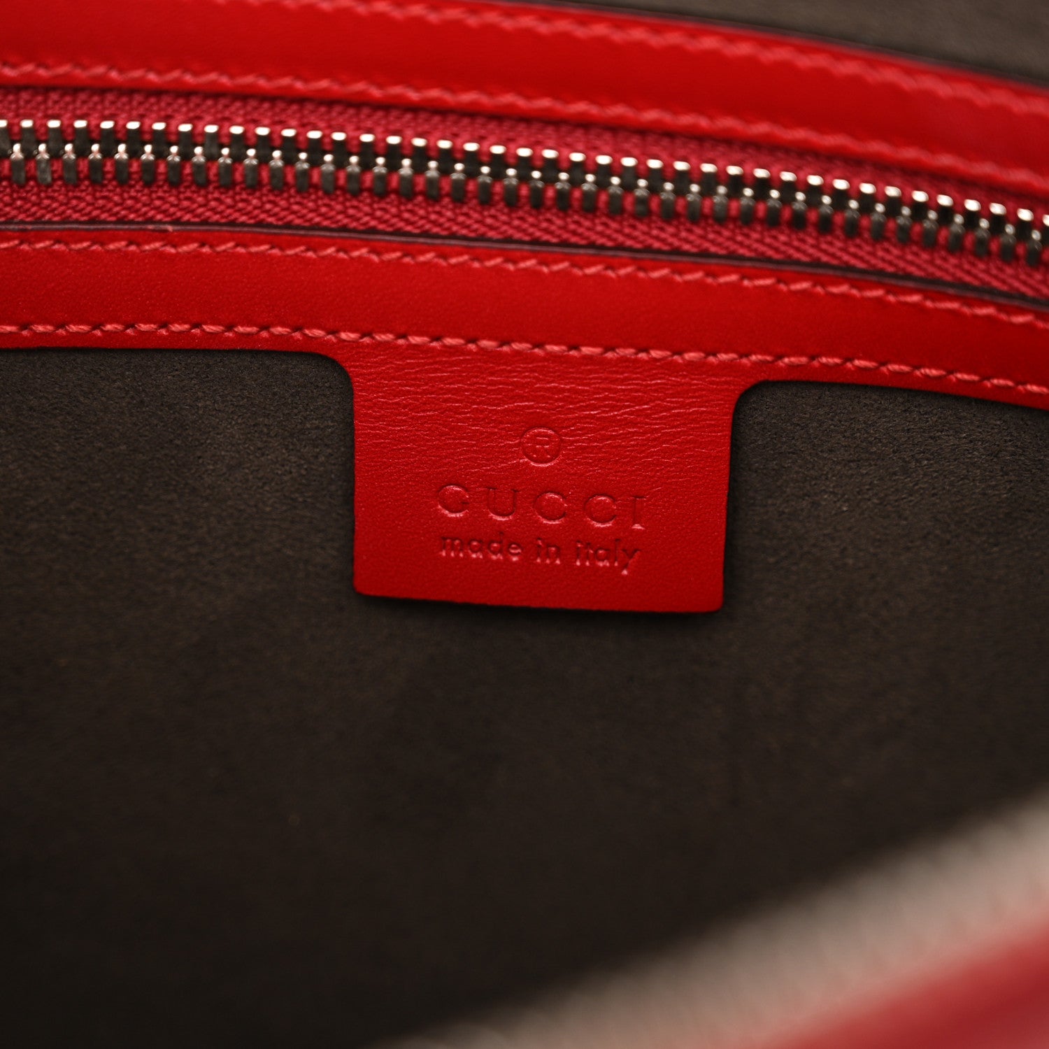 Gucci Guccissima Signature Messenger Bag Hibiscus Red 6 of 12