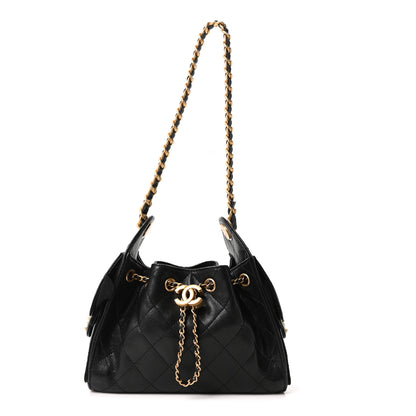 Chanel Caviar Quilted Mini Chanel 25 Handbag Black 1 of 11