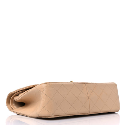 Chanel Caviar Quilted Jumbo Double Flap Beige Clair 4 of 17