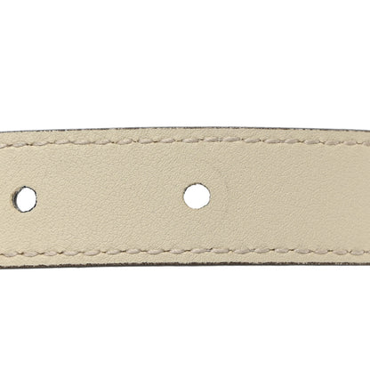 Gucci Plutone Calfskin Double G 20mm Belt 115 46 Mystic White 6 of 6