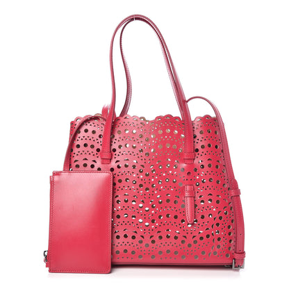 Alaia Calfskin Vienne Wave Mina 25 Bag Framboise 1 of 8