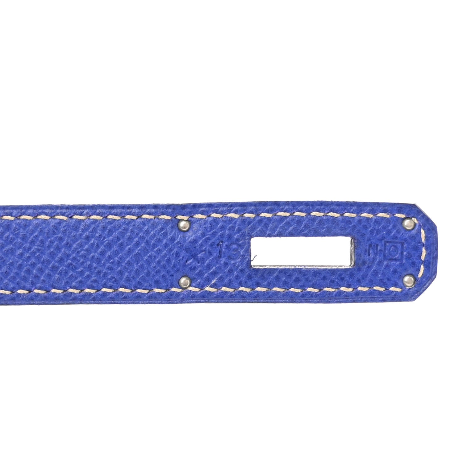 Hermes Epsom Candy Kelly Retourne 32 Bleu Electrique Mykonos 7 of 12