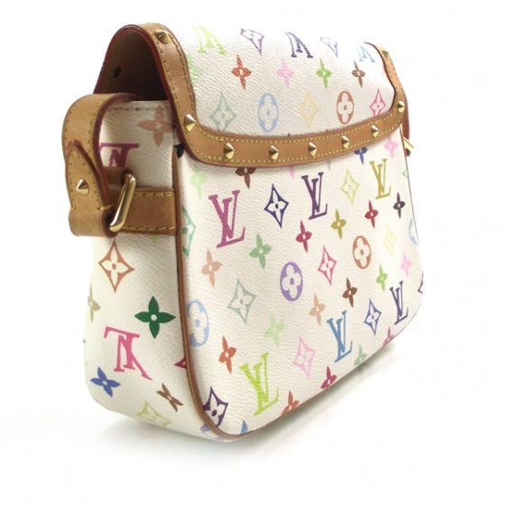 Louis Vuitton Monogram Multicolor Sologne White 3 of 12