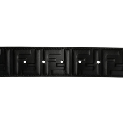 Fendi Calfskin F is Fendi FF 1974 Embossed Belt 90 36 Black 4 of 6