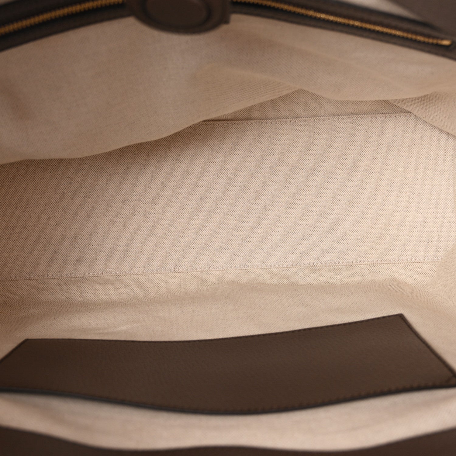 Gucci X PALACE Monogram Jumbo GG Textured Dollar Calfskin Web Medium Ophidia Shopping Tote Camel Ebony 4 of 9