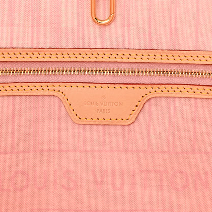 Louis Vuitton Damier Azur Neo Neverfull GM Rose Ballerine 6 of 11