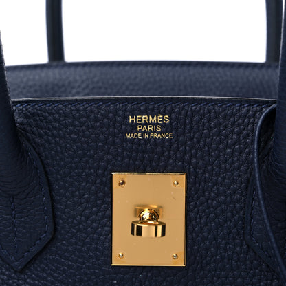 Hermes Togo Birkin 30 Bleu Nuit 6 of 15