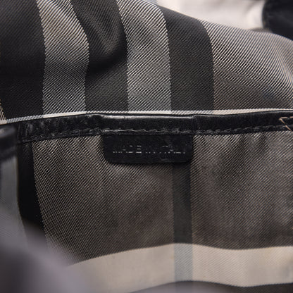 Burberry Prorsum Calfskin Studded Shoulder Bag Black 6 of 13