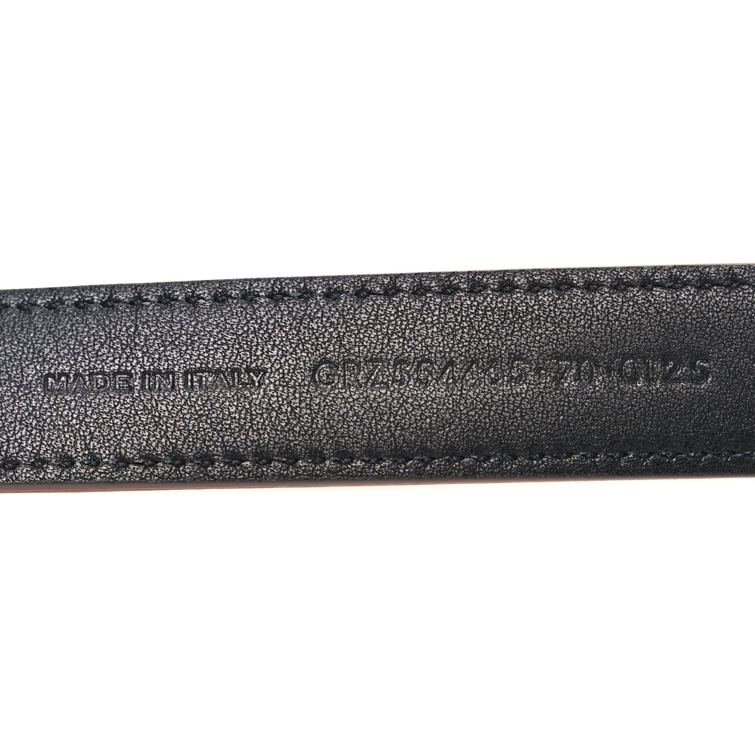 Saint Laurent Calfskin Crocodile Embossed Monogram Square Buckle Belt 70 28 Brown 6 of 6
