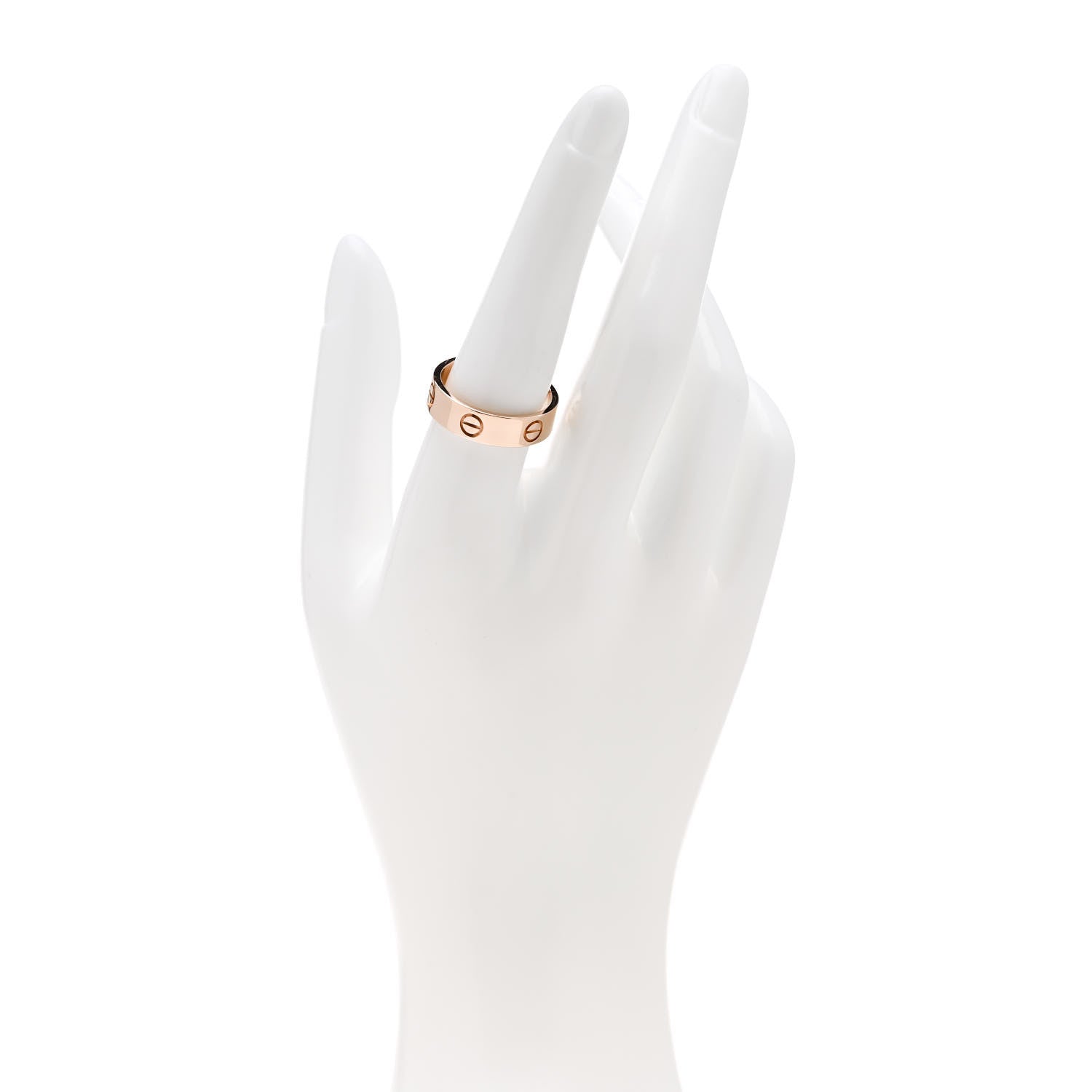 Cartier 18K Pink Gold 5.5mm LOVE Ring 57 8 2 of 6