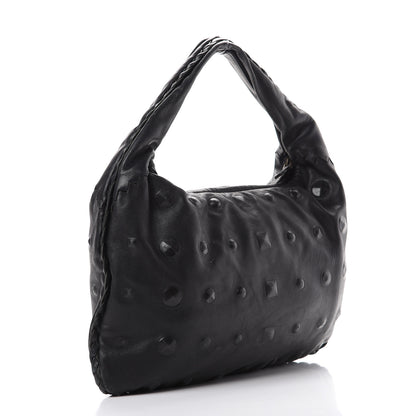 Bottega Veneta Nappa Studded Medium Veneta Hobo Black 2 of 19